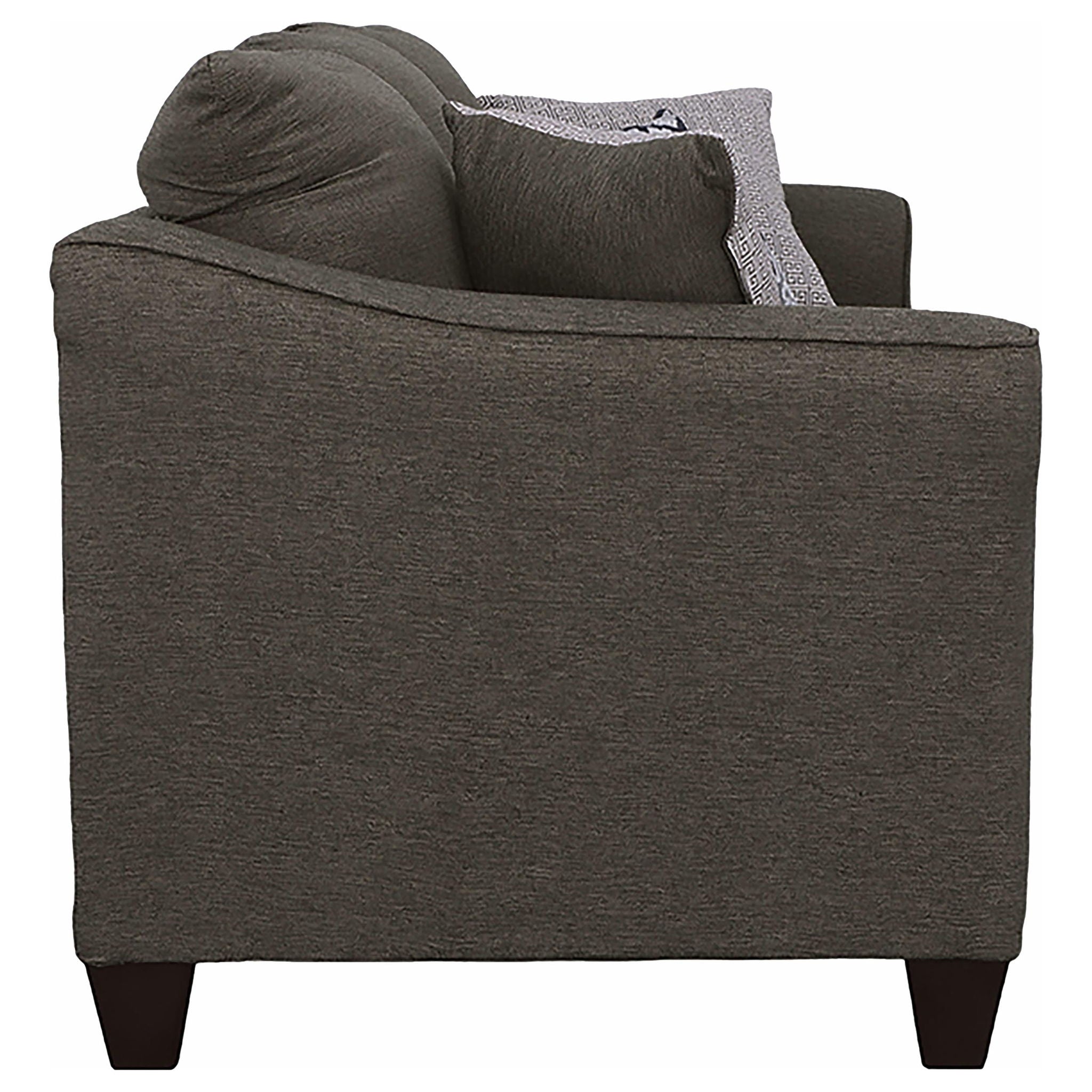 Ralston - Sofa With Accent Pillows - Gray by HouseOfZazla