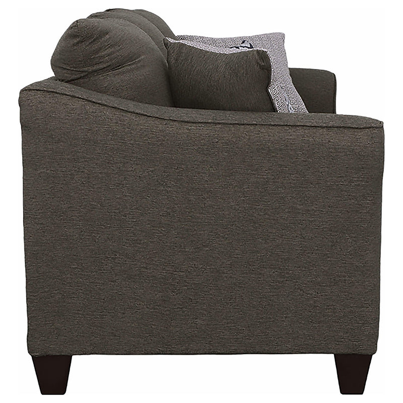 Ralston - Sofa With Accent Pillows - Gray by HouseOfZazla