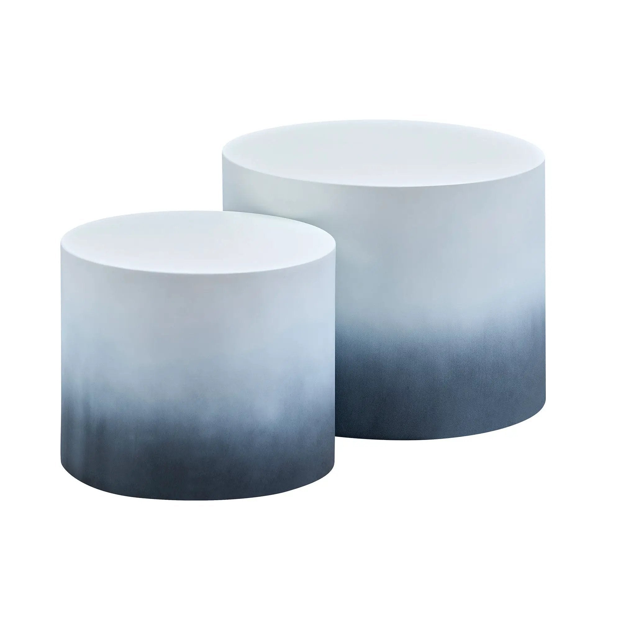 MDF with Ash/Oak/Walnut Veneer Nesting Table Set of 2 by HouseOfZazla