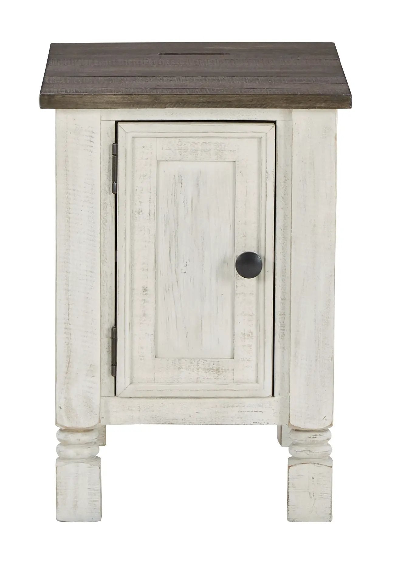 Havalance - Chair Side End Table - White / Gray by Unique Piece Furniture