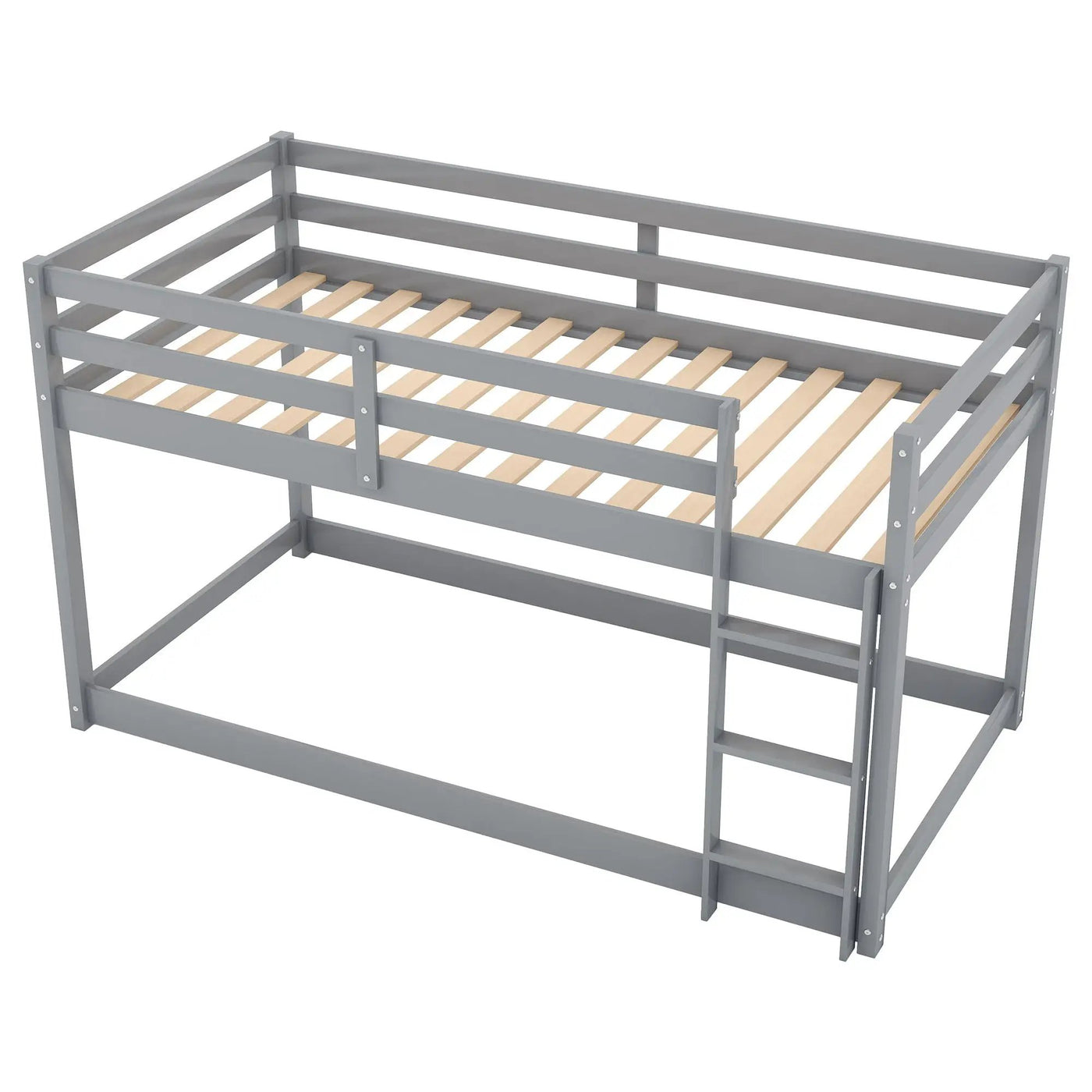 Floor Bunk Bed With Ladder by HouseOfZazla