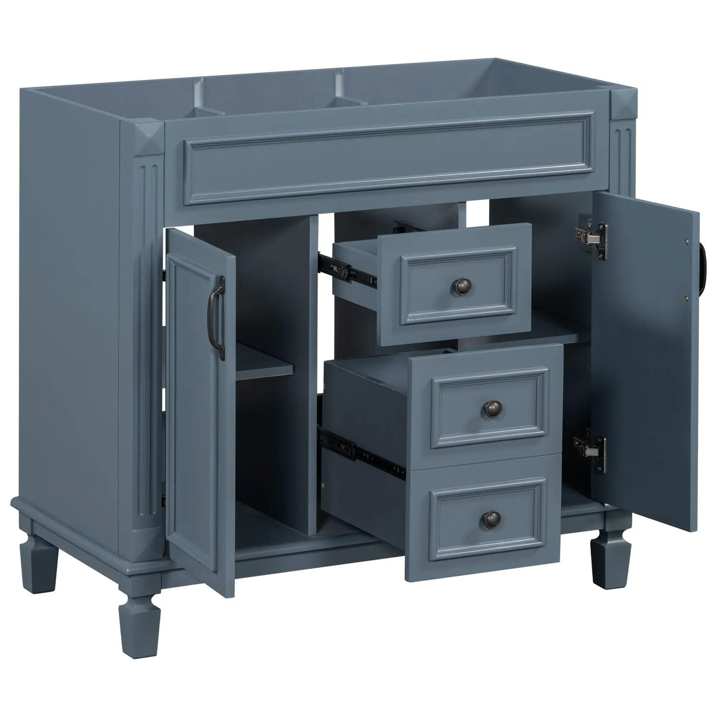 Bathroom Vanity Cabinet With 2 Soft Closing Doors And 2 Drawers by Unique Piece Furniture