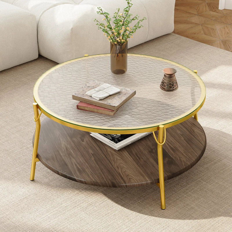 Modern Round Coffee Table by HouseOfZazla