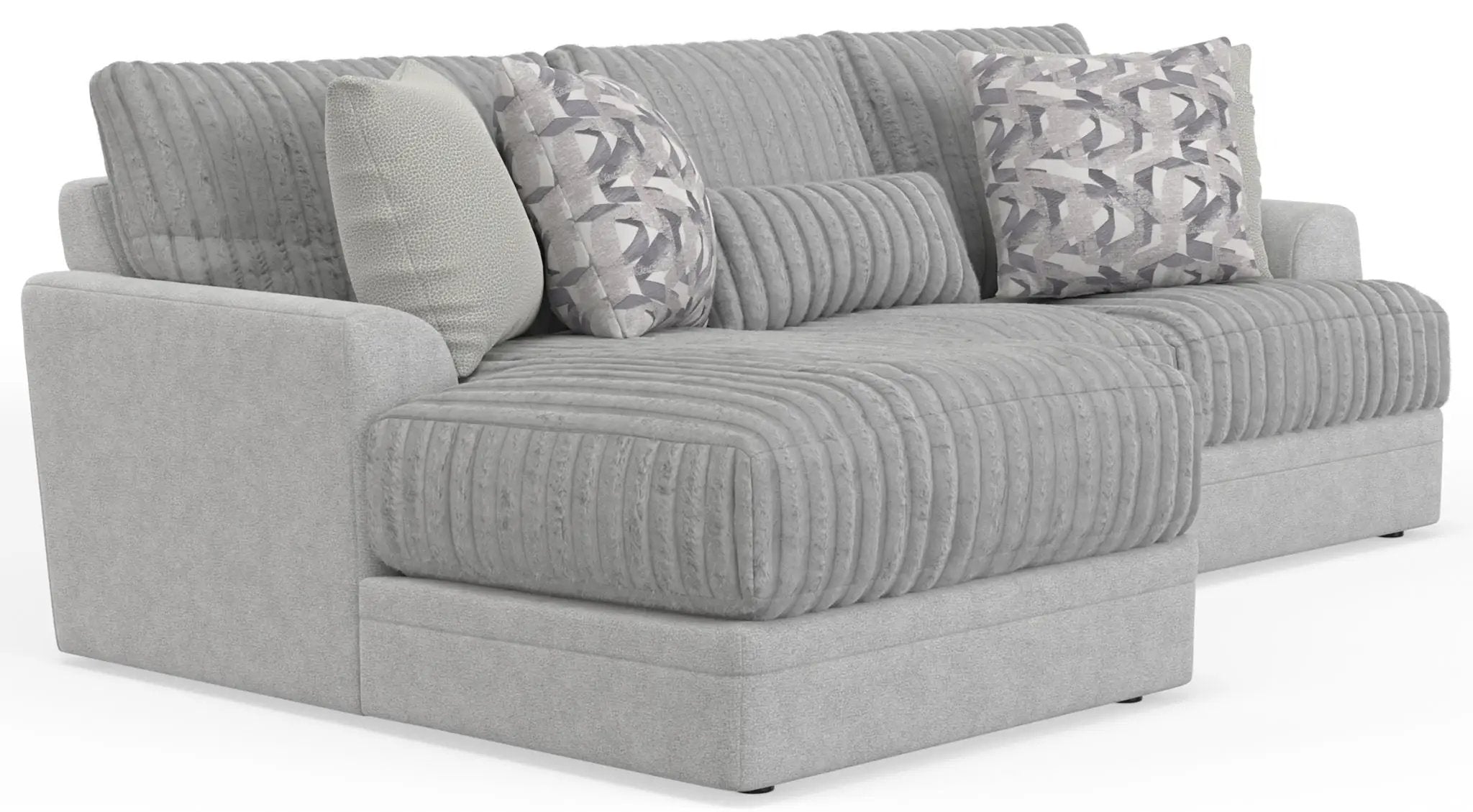 Titan - Sectional With Comfort Coil Seating And Accent Pillows Included by Unique Piece Furniture