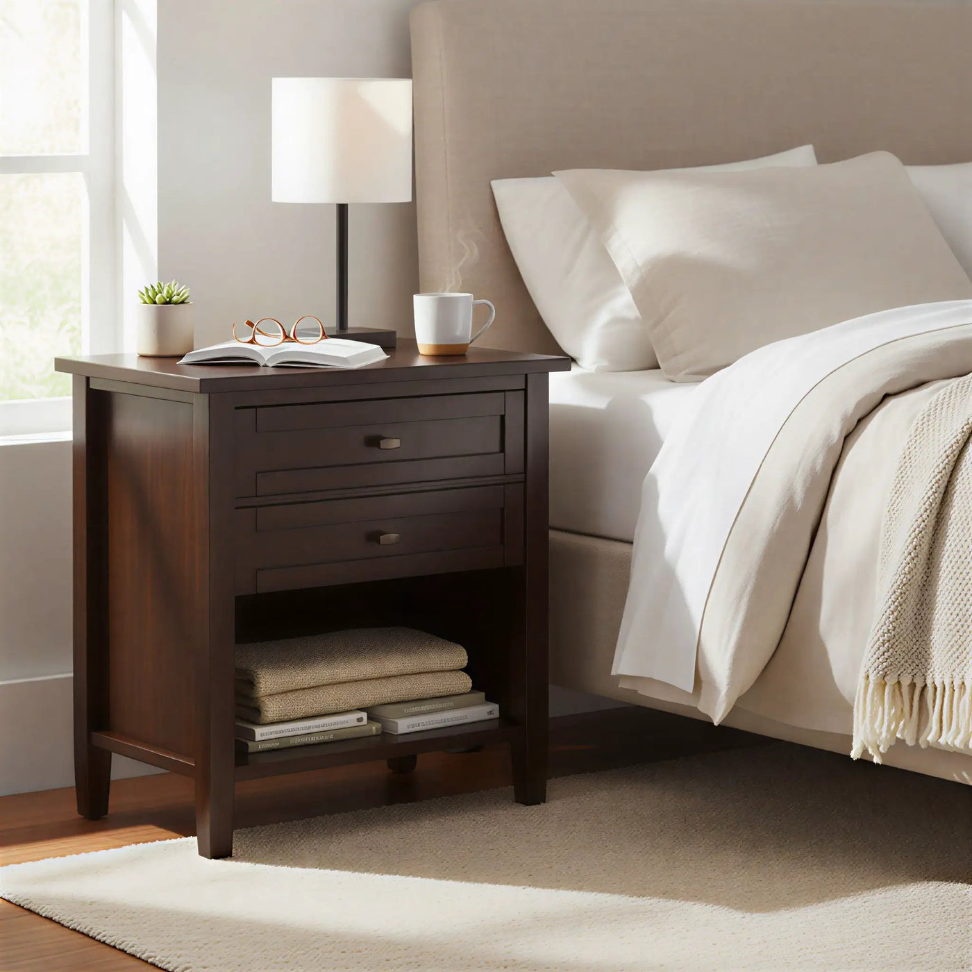 Warm Shaker - Bedside Table by HouseOfZazla