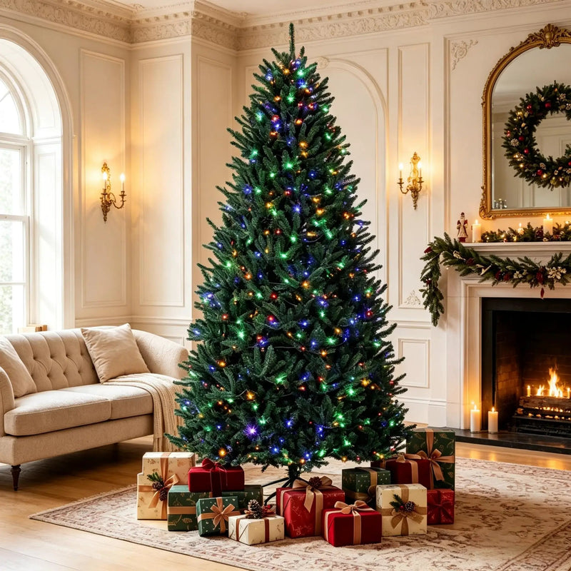 9 FT Prelit Colorado Christmas Tree