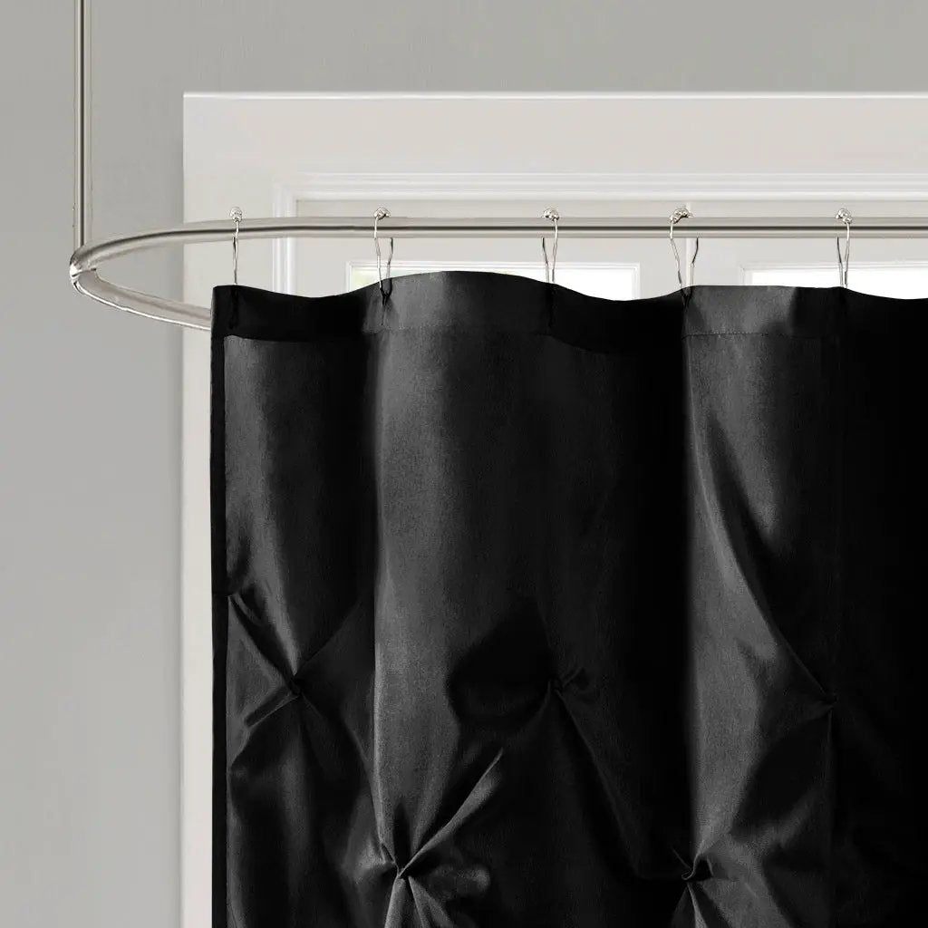 Tufted Semi-Sheer Shower Curtain by HouseOfZazla