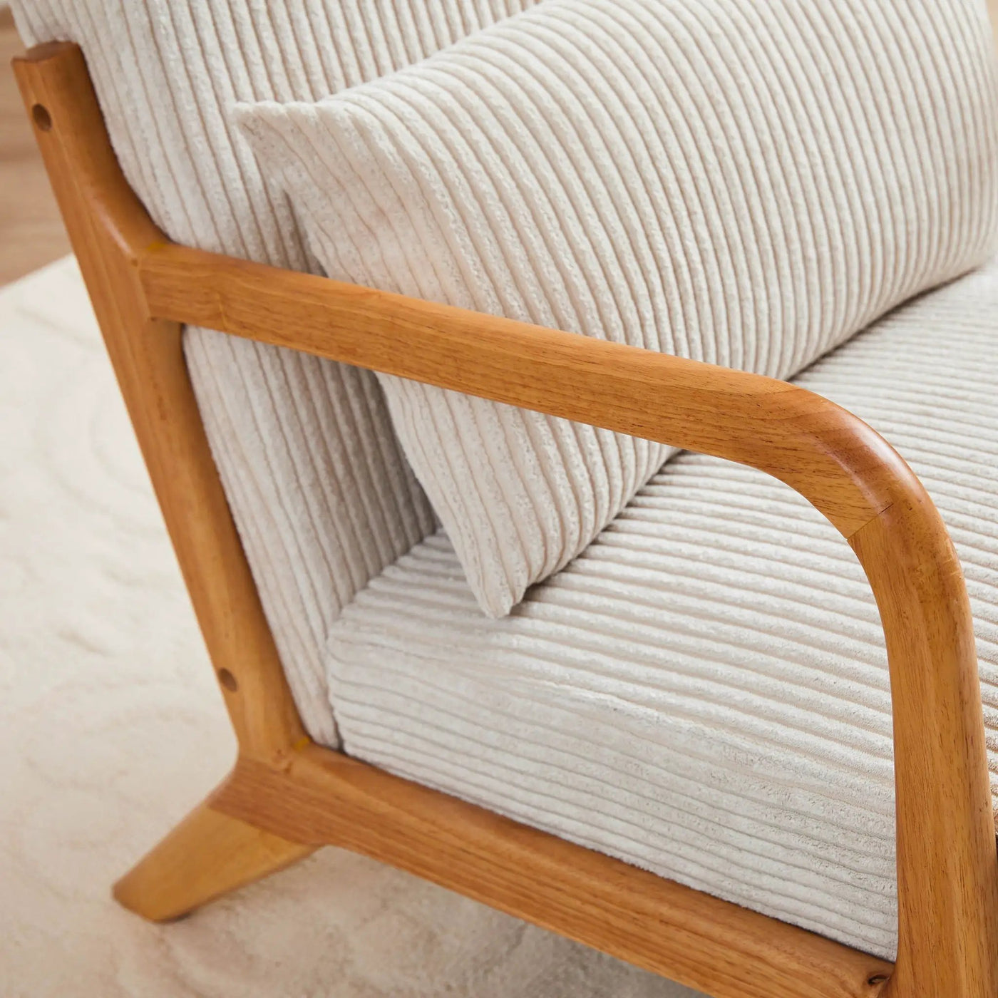Accent Arm Chair With Pillow Upholstered by Unique Piece Furniture