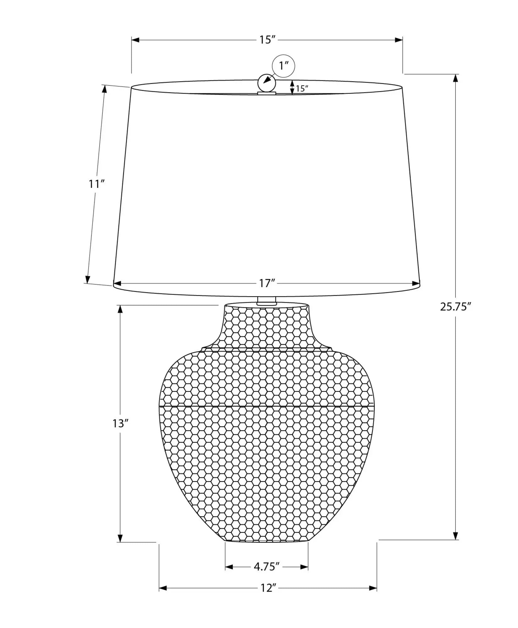 Lighting, Table Lamp, Transitional - Black by Unique Piece Furniture