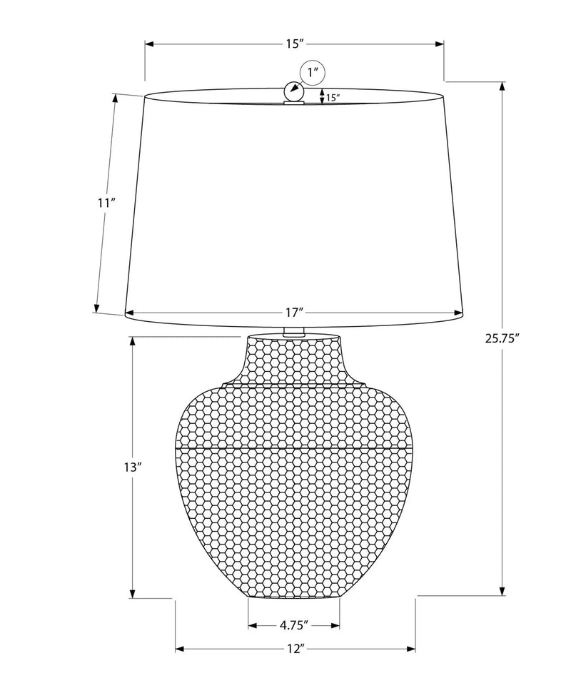 Lighting, Table Lamp, Transitional - Black by Unique Piece Furniture