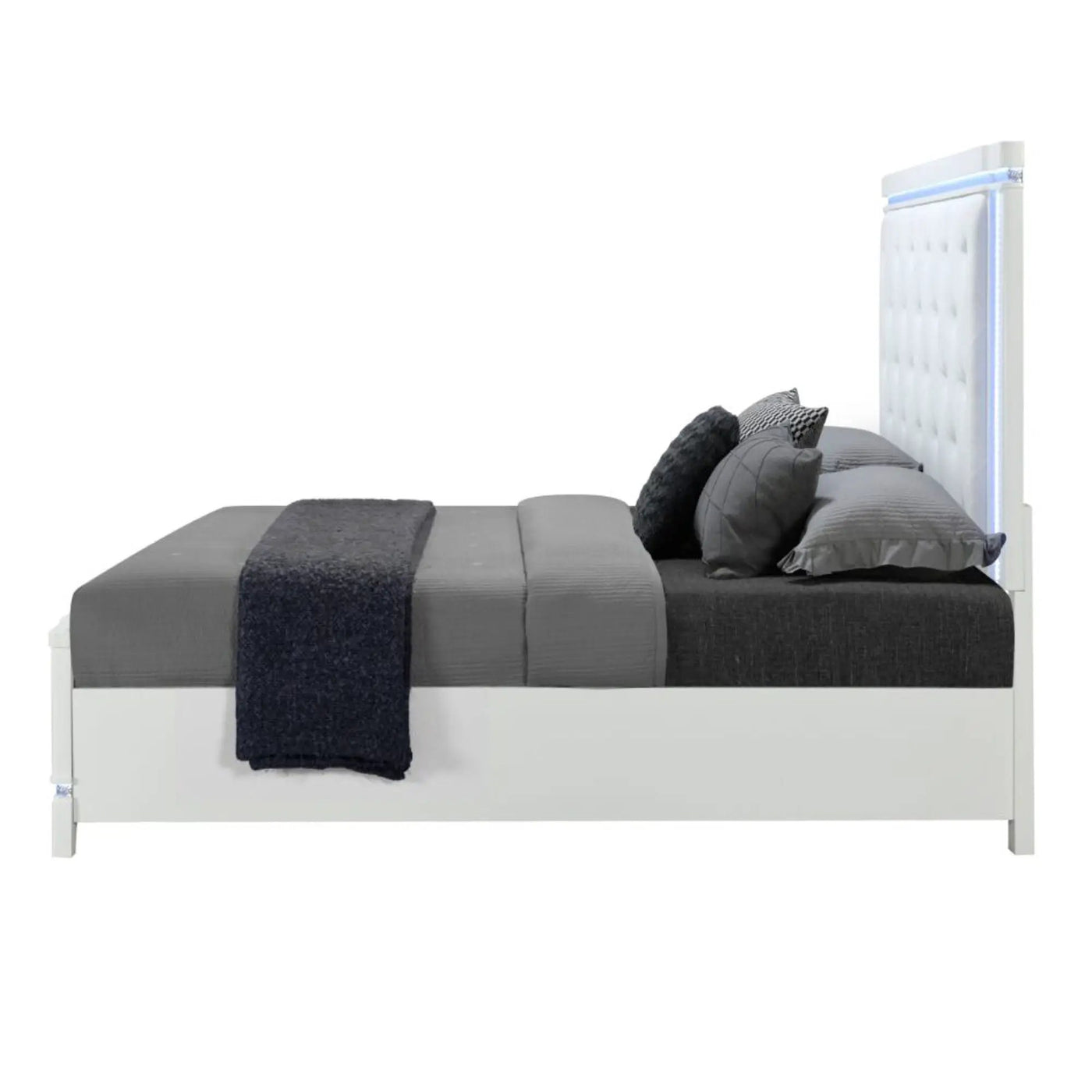 Adalid - Contemporary Bed With LED Lights by Unique Piece Furniture