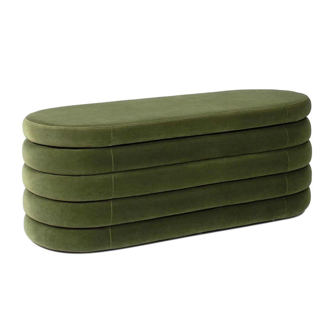 Fuji - Upholstered Oval Storage Bench by Unique Piece Furniture