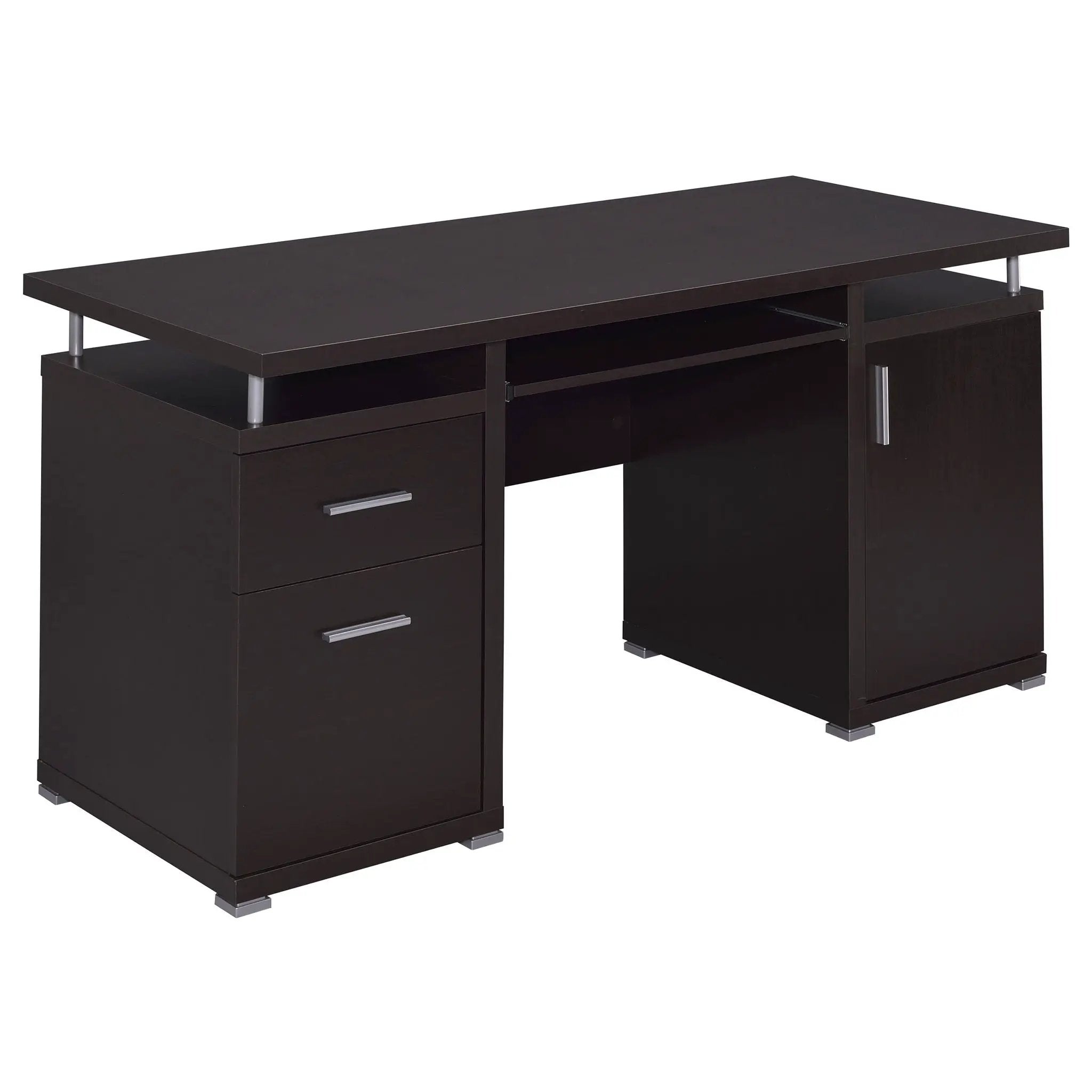 Tracy 55-inch 2-drawer Office Computer Desk Cappuccino by Unique Piece Furniture