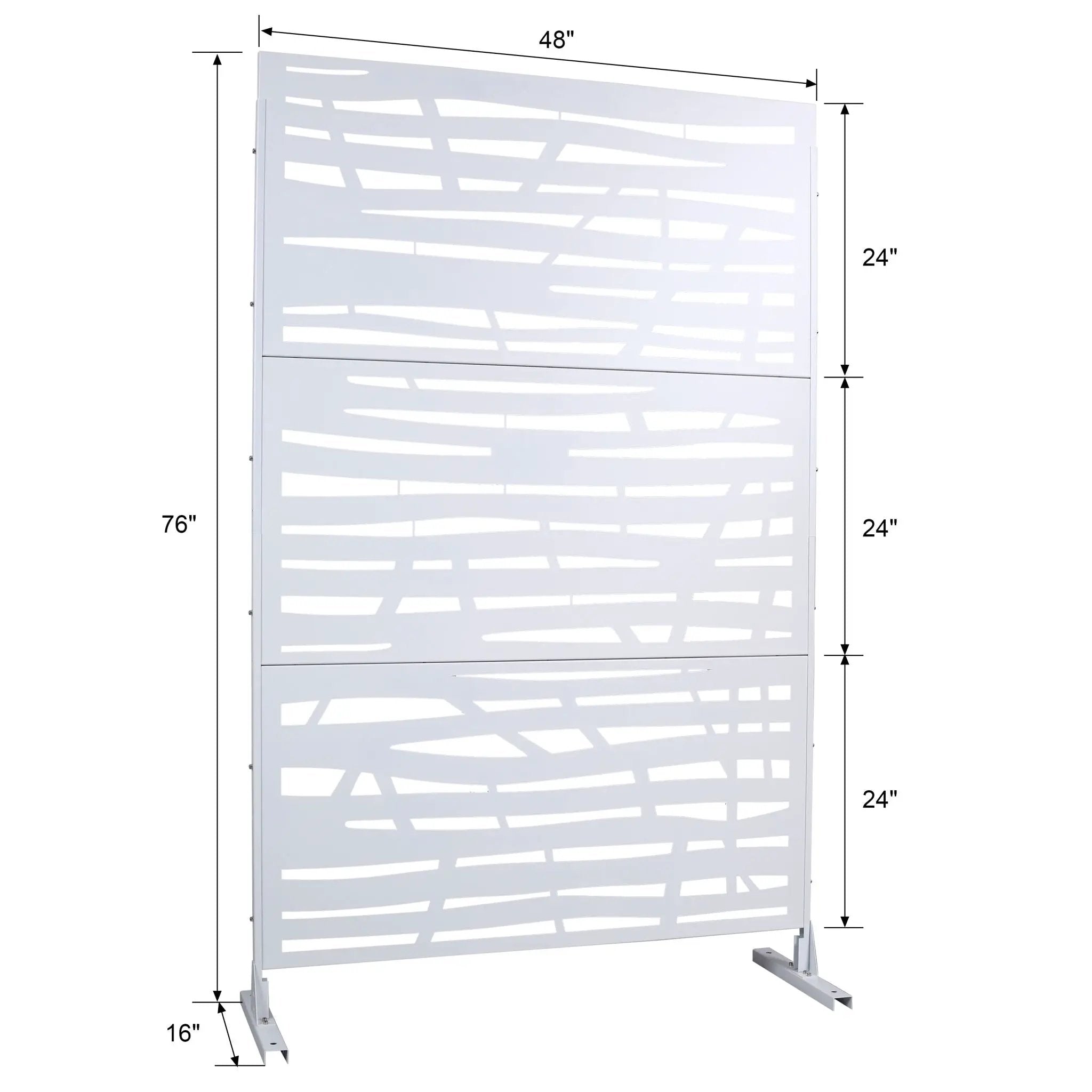 Outdoor & Indoor Privacy Screen Metal Privacy Screen by Unique Piece Furniture