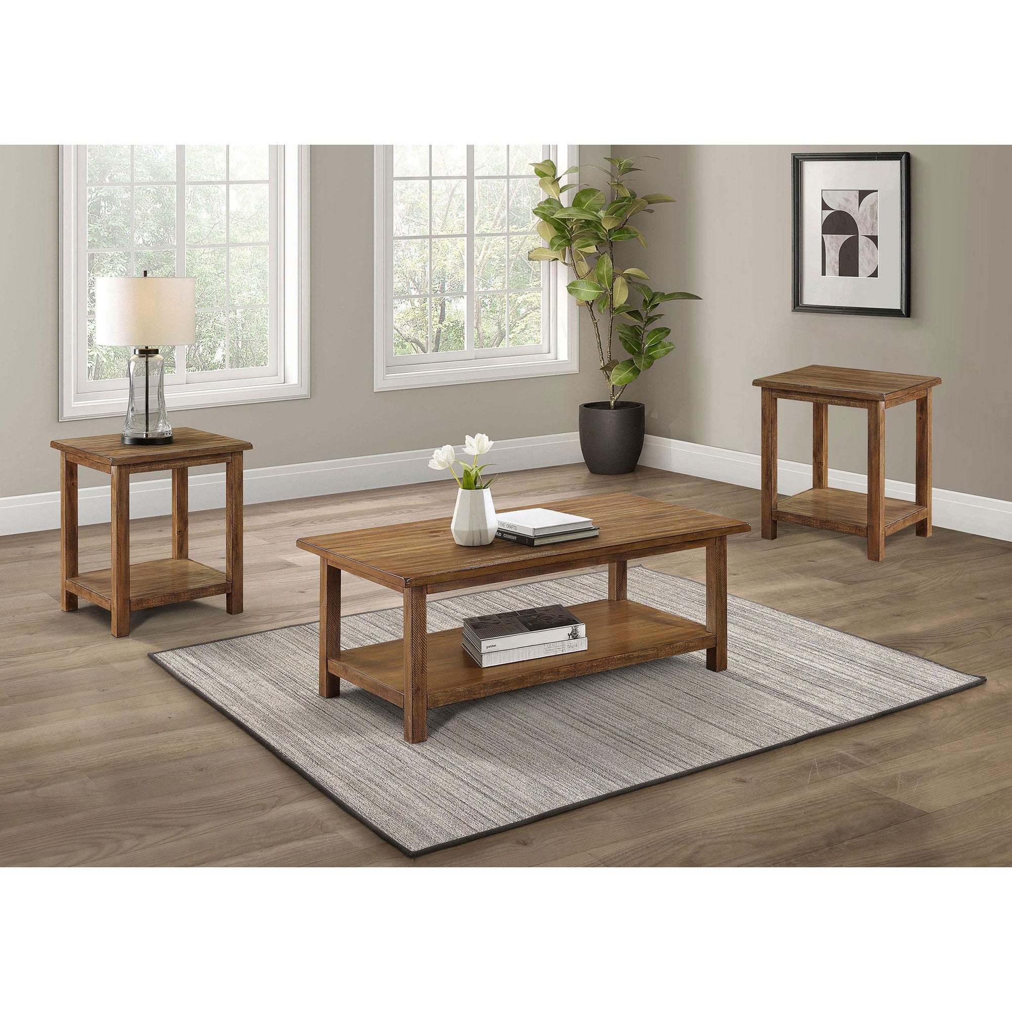 Castleton - Coffee And End Table Set With Storage by HouseOfZazla