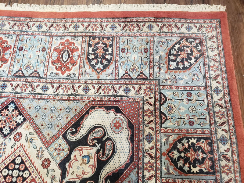 8 x11 Top Quality Veg Dye Turkish Carpet Decorative Handmade Geometric Area Rug by Jewel Rugs