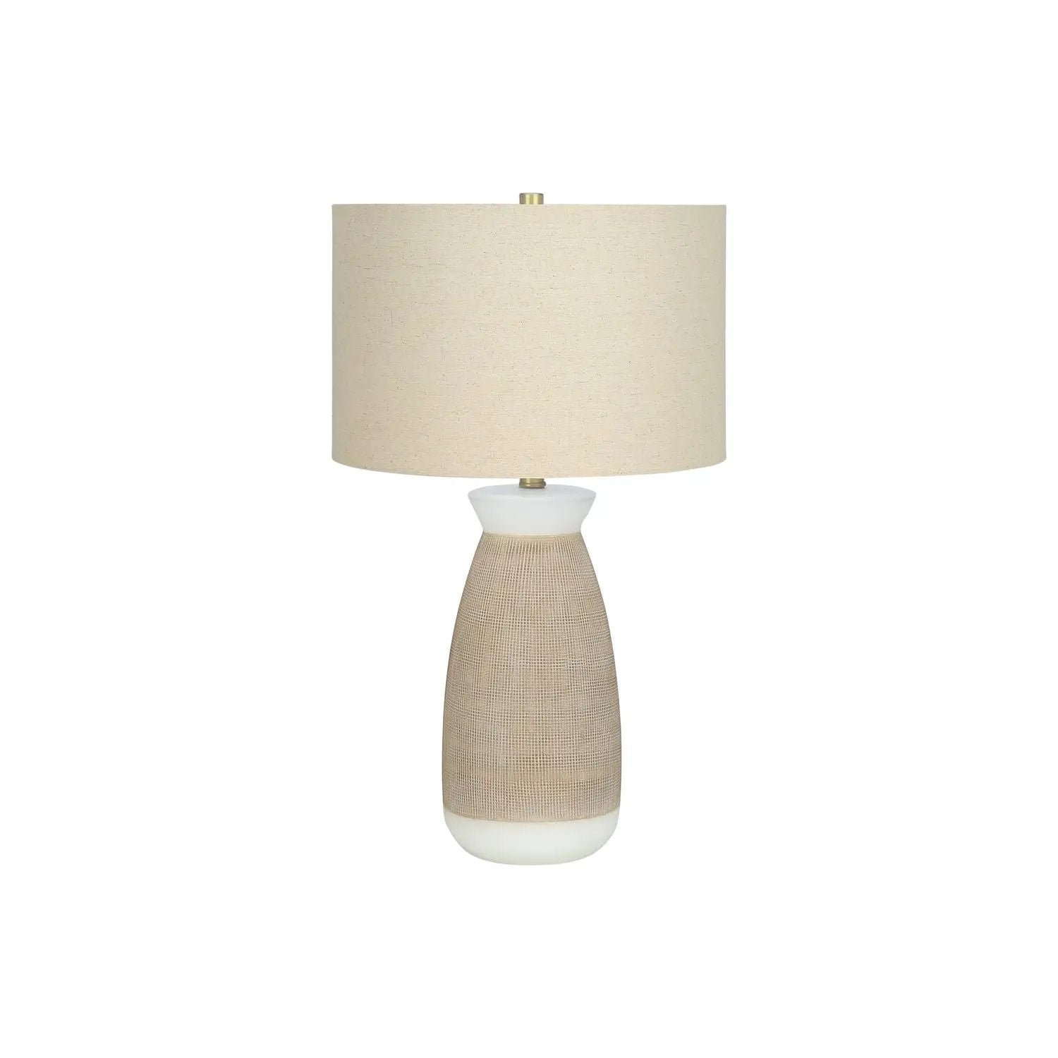 Lighting, Table Lamp, Ceramic, Resin, Contemporary - Cream by Unique Piece Furniture