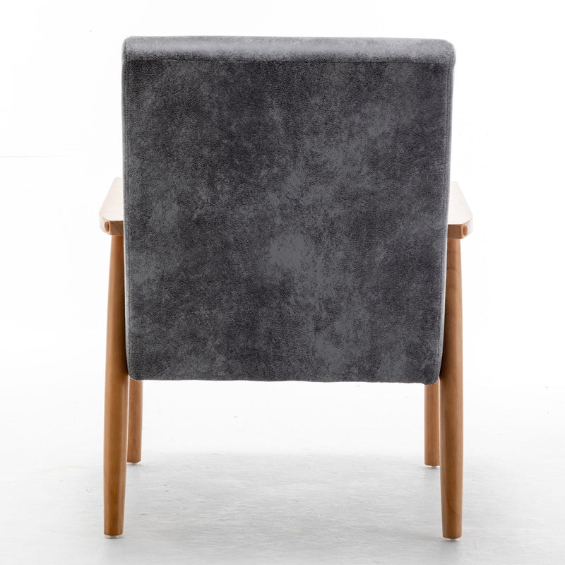 Wide Classic Mid-Century Modern Arm Chair by HouseOfZazla