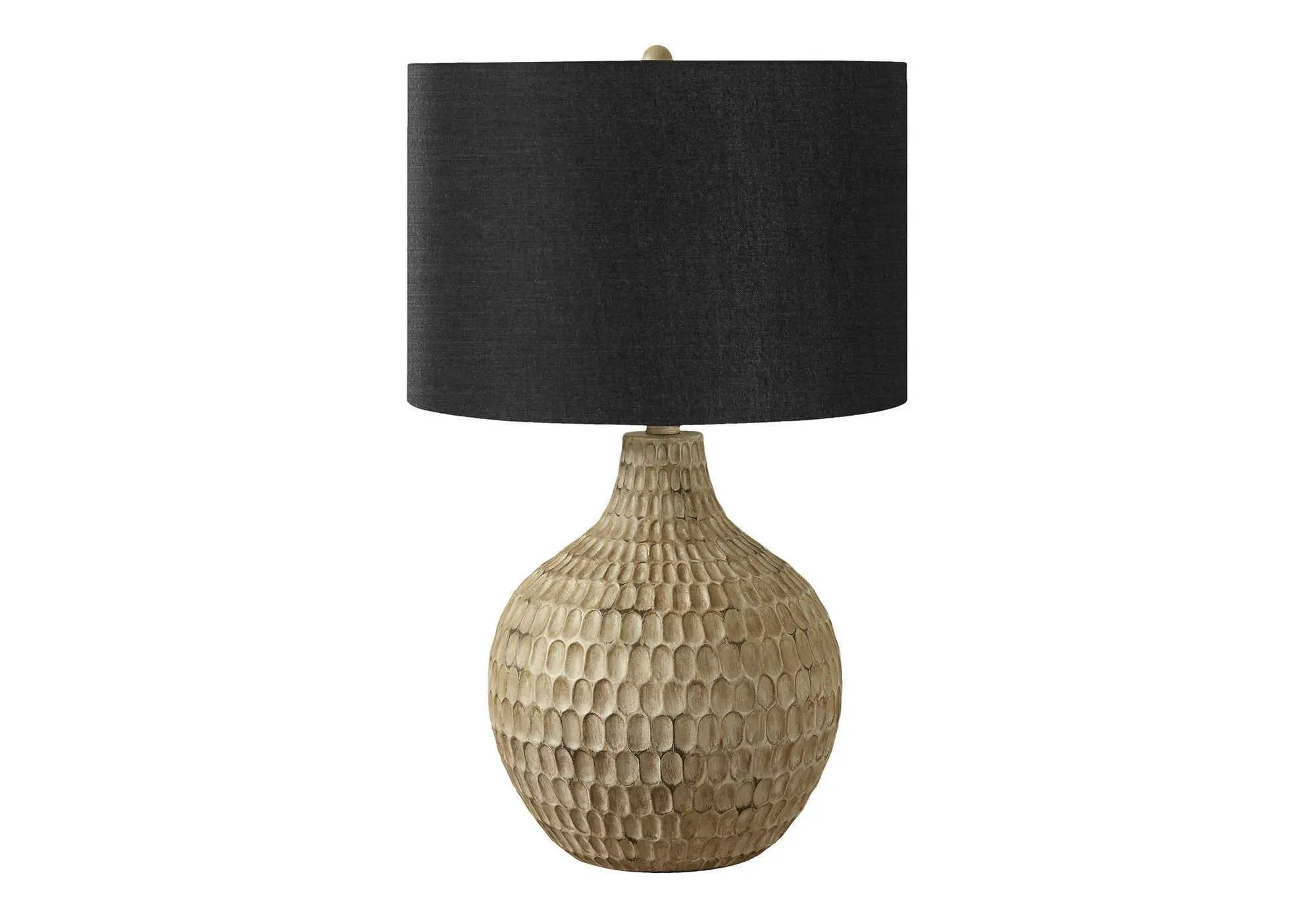 Lighting, Table Lamp, Resin, Contemporary - Brown by HouseOfZazla