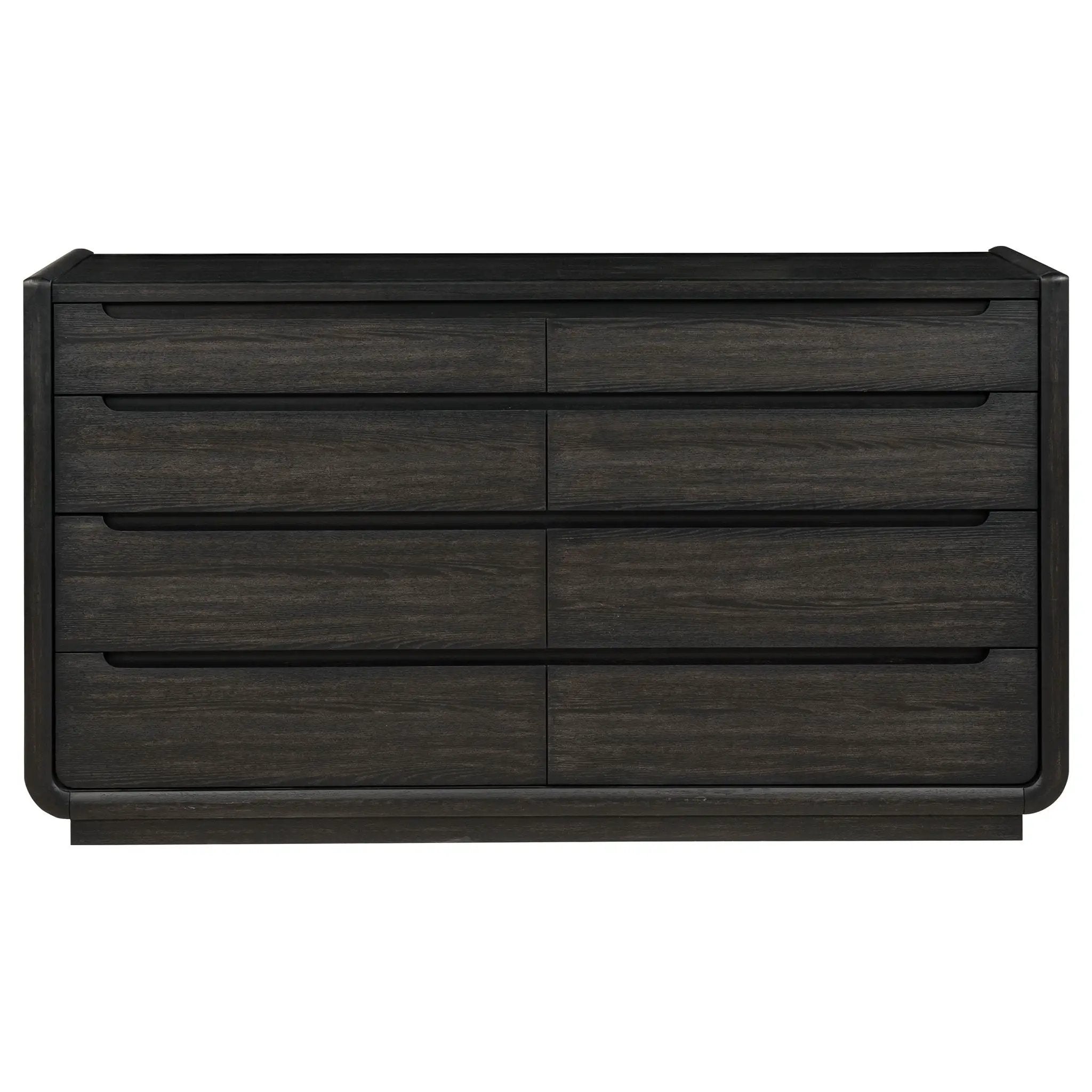 Leandro 8-drawer Bedroom Dresser Cabinet Burnished Black by Unique Piece Furniture