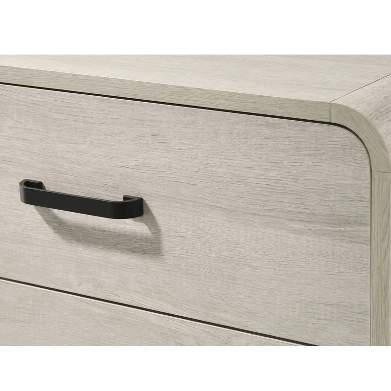 Nightstand With 2 Drawers, Ample Storage Space - Antique White by HouseOfZazla