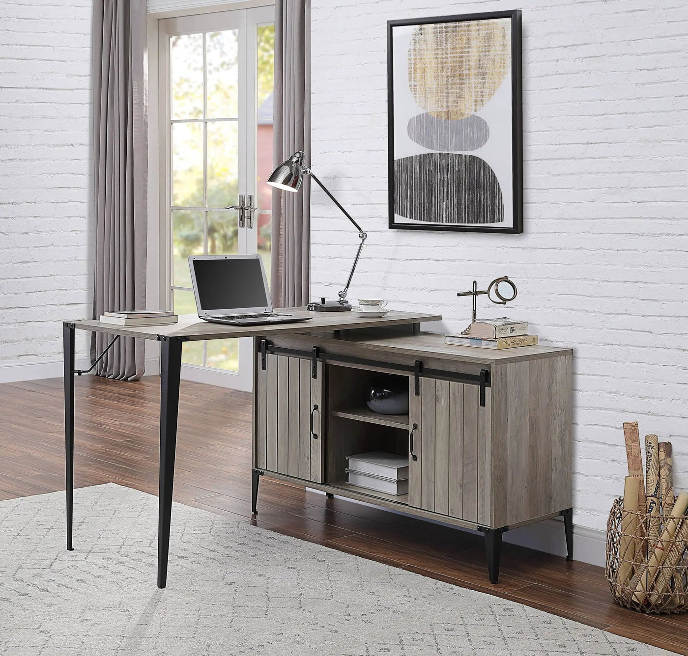 Zakwani Wood Writing Desk by HouseOfZazla