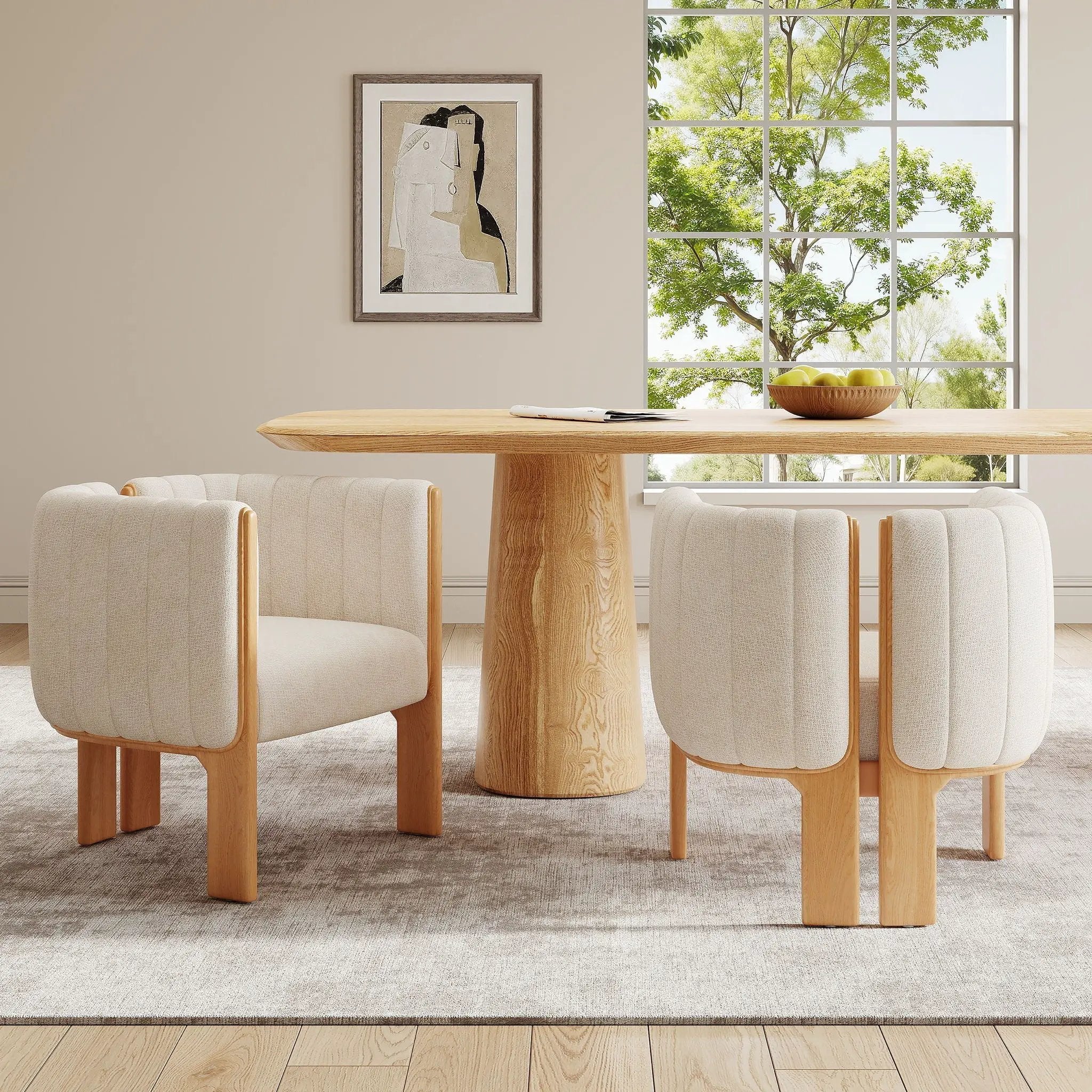 Comfort Stylish Seating Dining Chair Set by HouseOfZazla