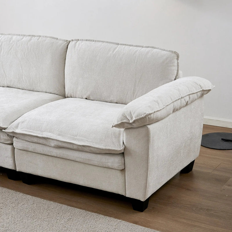 Luxury Chenille Upholstered Loveseat Couch by HouseOfZazla