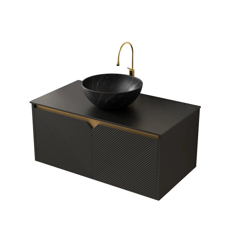 Ruben 36" Wall-Mounted Bathroom Vanity by HouseOfZazla