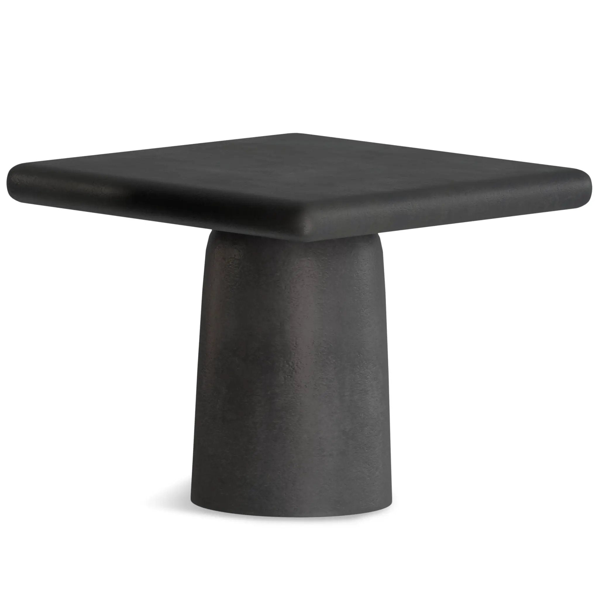 Zachary - 2 Piece Set Cast Aluminum Coffee Table - Black by HouseOfZazla