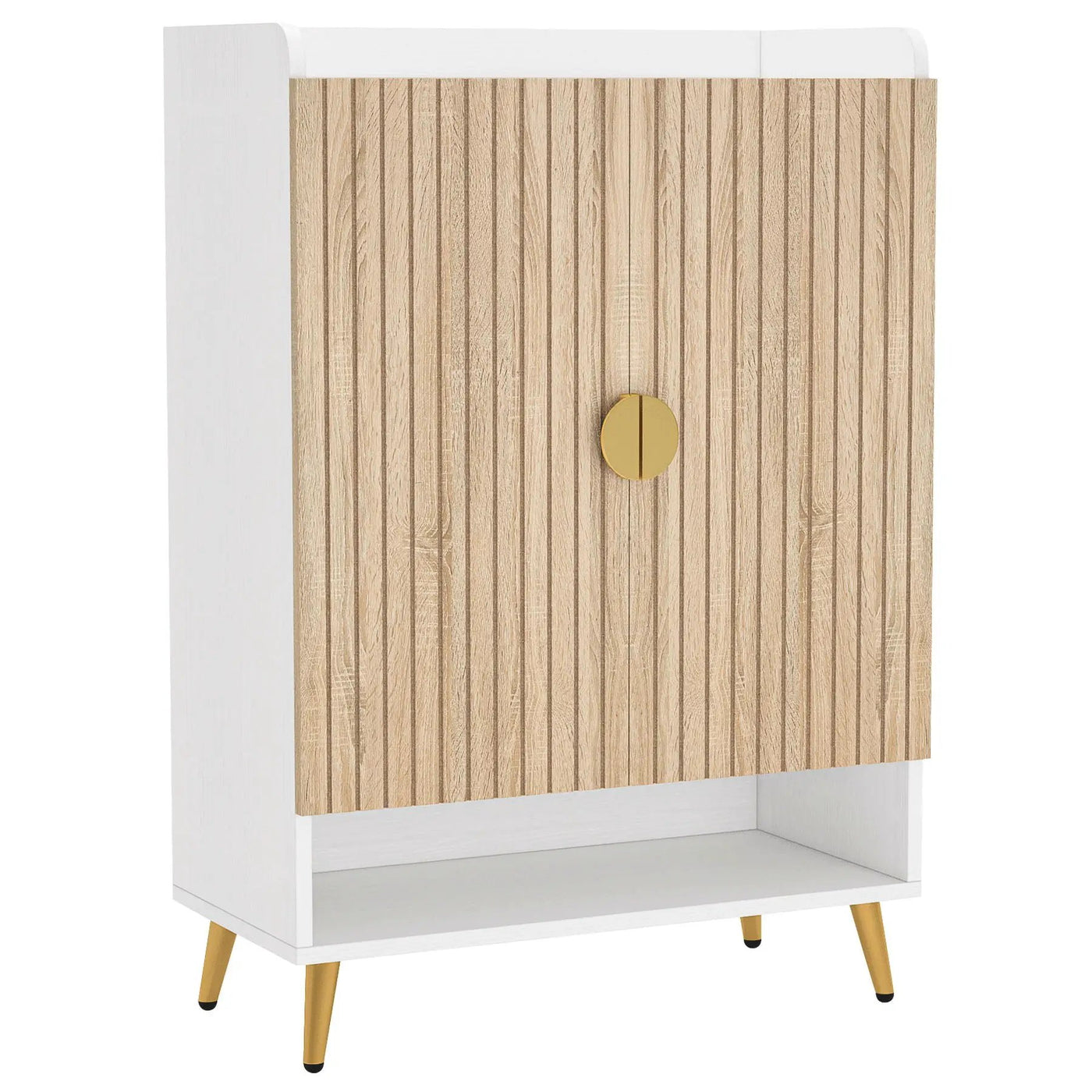 Shoe Cabinet With Doors, 7 Tier Storage Organizer by HouseOfZazla