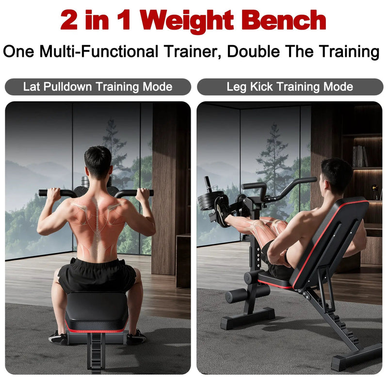 Multi-Functional Adjustable Weight Bench by HouseOfZazla