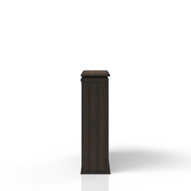 2 Shelf Bookcase Hutch - Chocolate by HouseOfZazla
