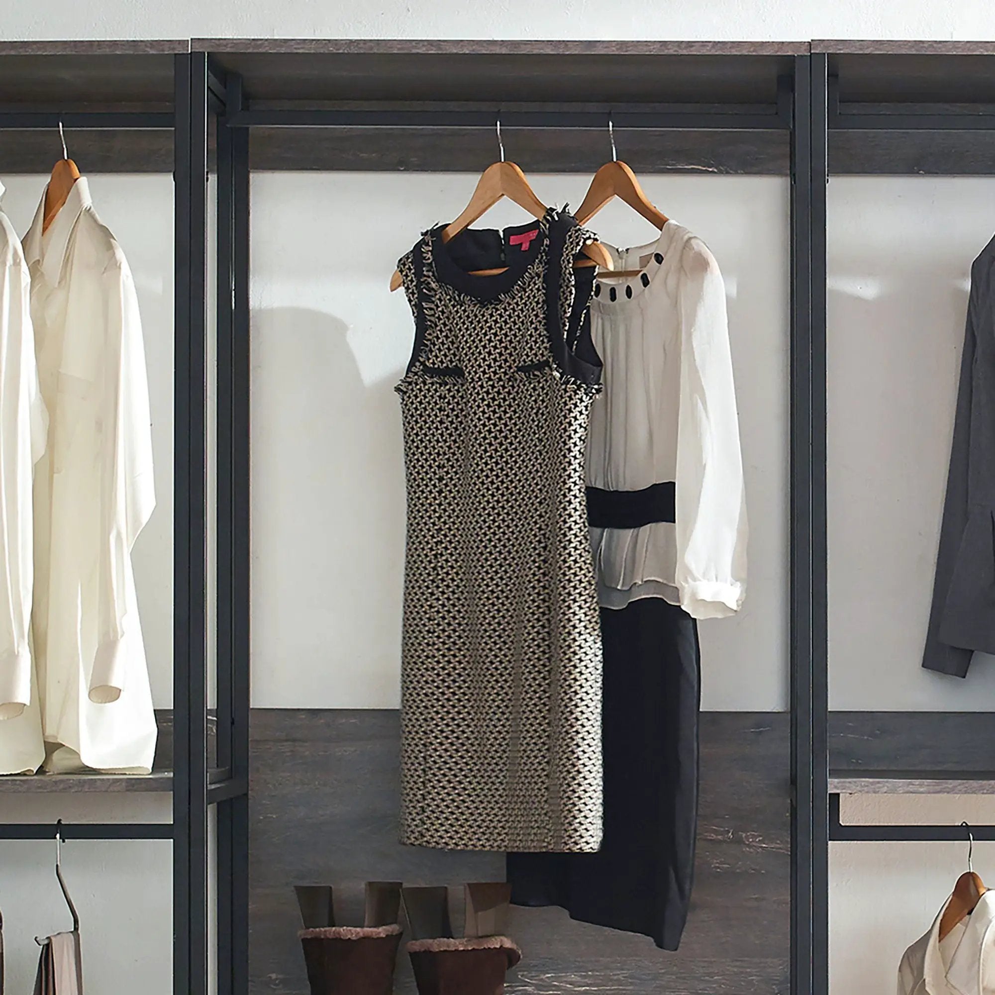 Monica - Walk-In Closet System & Modular Design - Rustic by HouseOfZazla