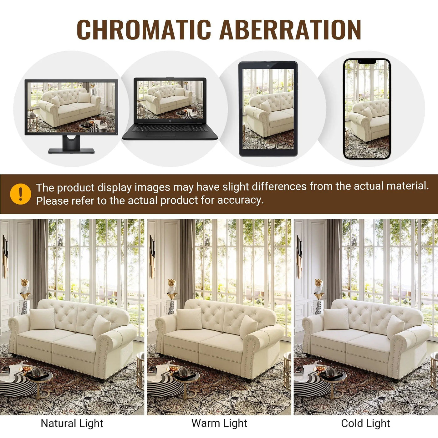 Sofa With Nailhead Trim And Rolled Armrests by HouseOfZazla