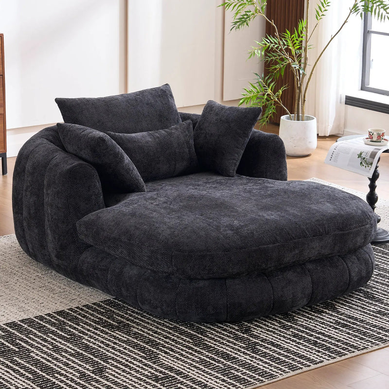Oversized Chaise Lounge Chair Indoor by HouseOfZazla