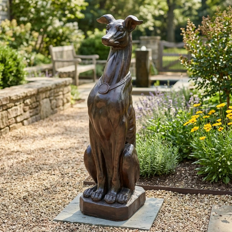 Greyhound Dog Statue by HouseOfZazla