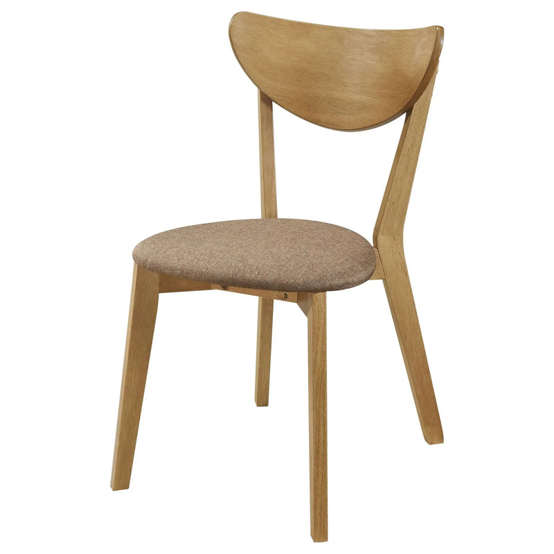 Elowen Wood Dining Side Chair Light Walnut (Set of 2) by Unique Piece Furniture