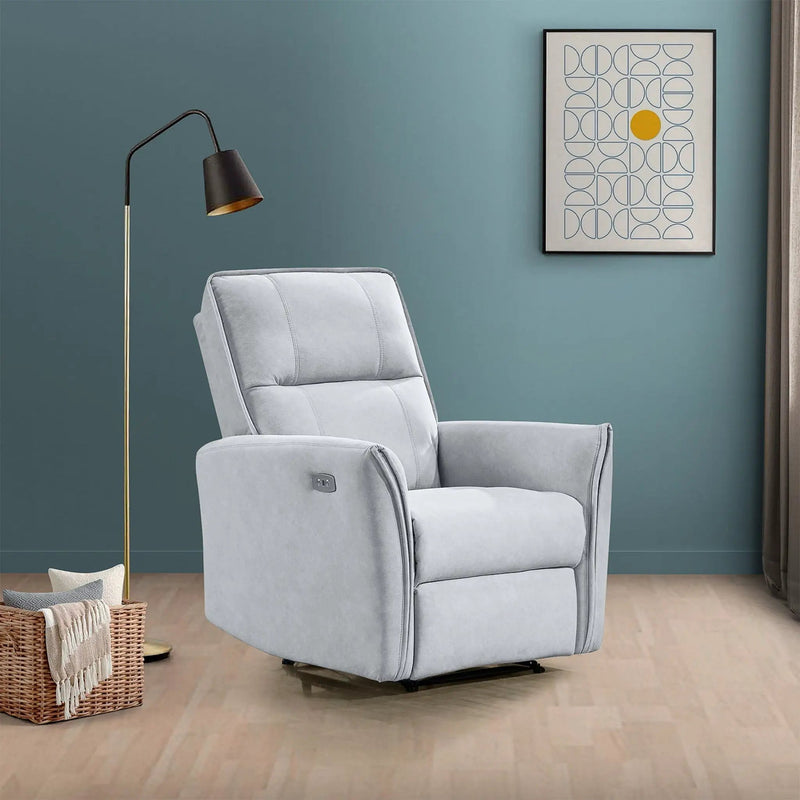 Asheville - Suede Recliner Chair by HouseOfZazla