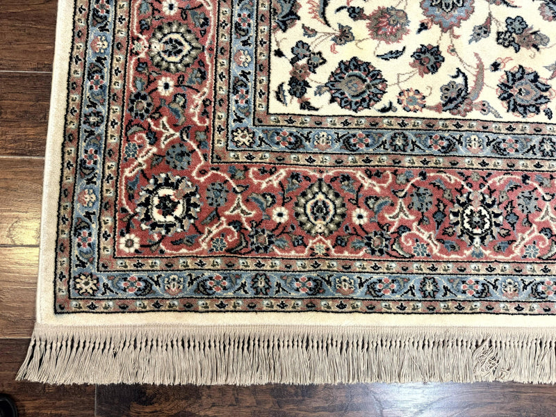 Karastan Rug 8.8 x 12, Ivory Rose Kashan #768, Wool Pile Karastan Carpet, Original 700 Series, Rare, Discontinued, Vintage by Jewel Rugs