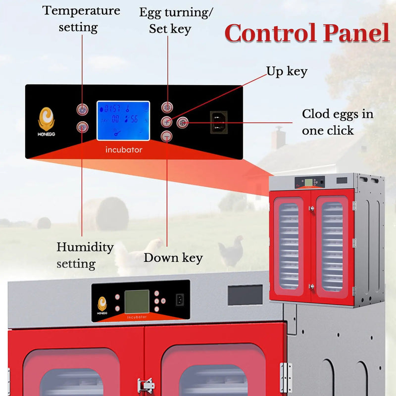 Commercial Egg Digital Cabinet Incubator With Auto Temperature & Humidity Control by HouseOfZazla
