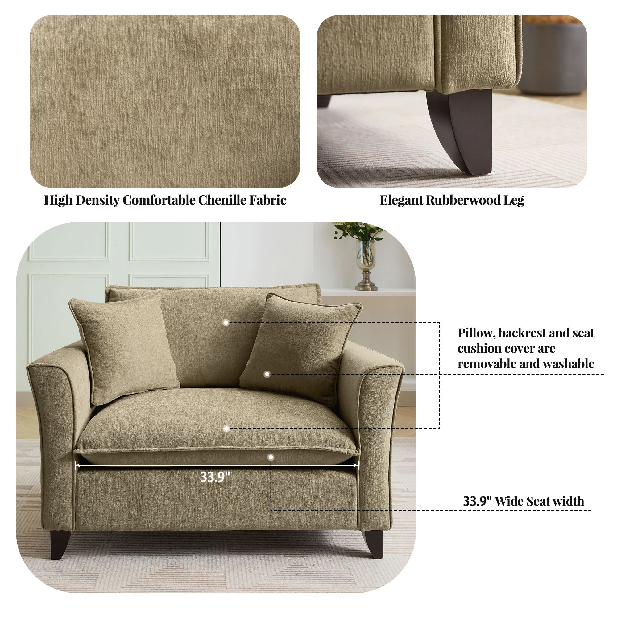 Oversized Armchair by HouseOfZazla