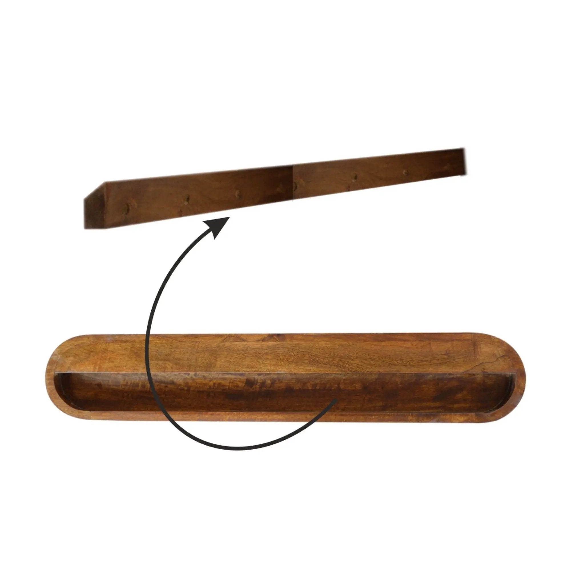 London - Floating Console - Chestnut by Unique Piece Furniture