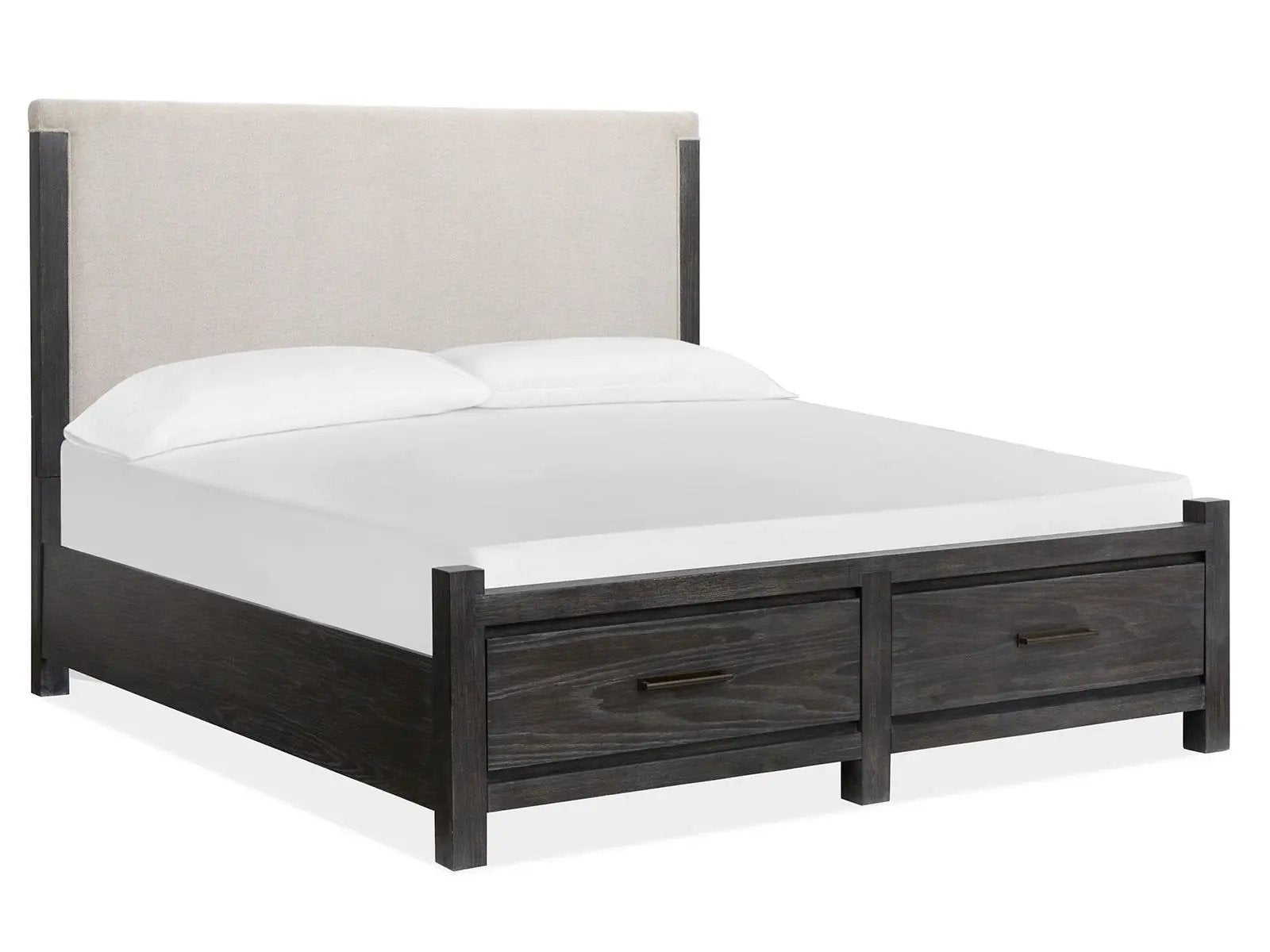 Plum Creek - Upholstered Panel Storage Bed by Unique Piece Furniture