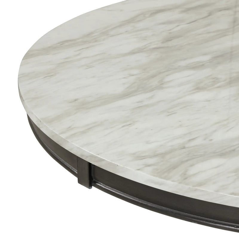Dining Table - Gray - Faux Marble by HouseOfZazla