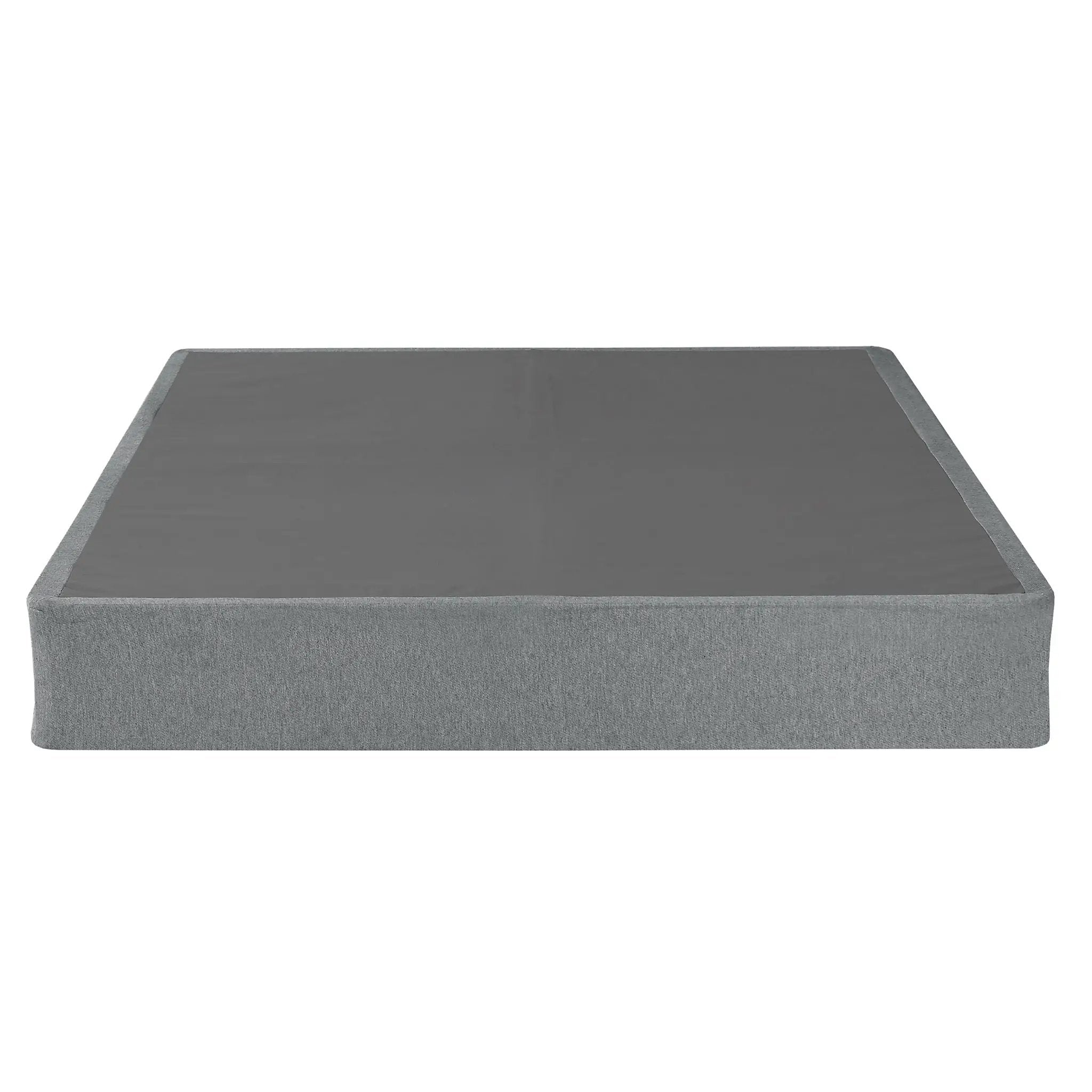 Foldable 9" Twin Size Metal Mattress Box Spring Foundation Bedroom Furniture Bed Base - Gray by Unique Piece Furniture