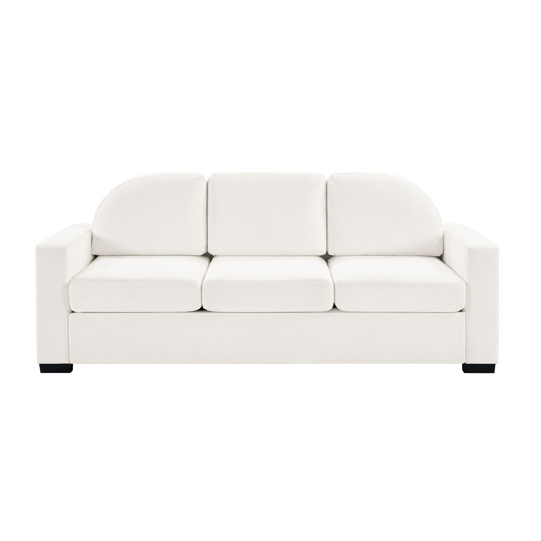 Modern 3 Seater Sofa With Curved Backrest by HouseOfZazla
