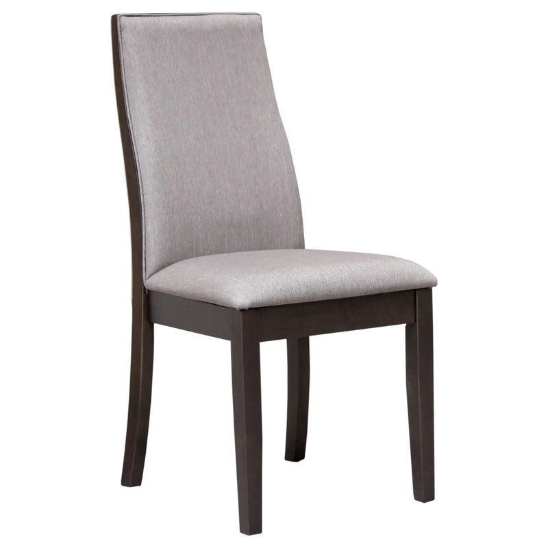 Upholstered Dining Chair (Set of 2) - Taupe / Brown