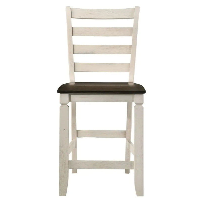 Tasnim - Counter Height Chair (Set of 2) - Oak & Antique White by Unique Piece Furniture
