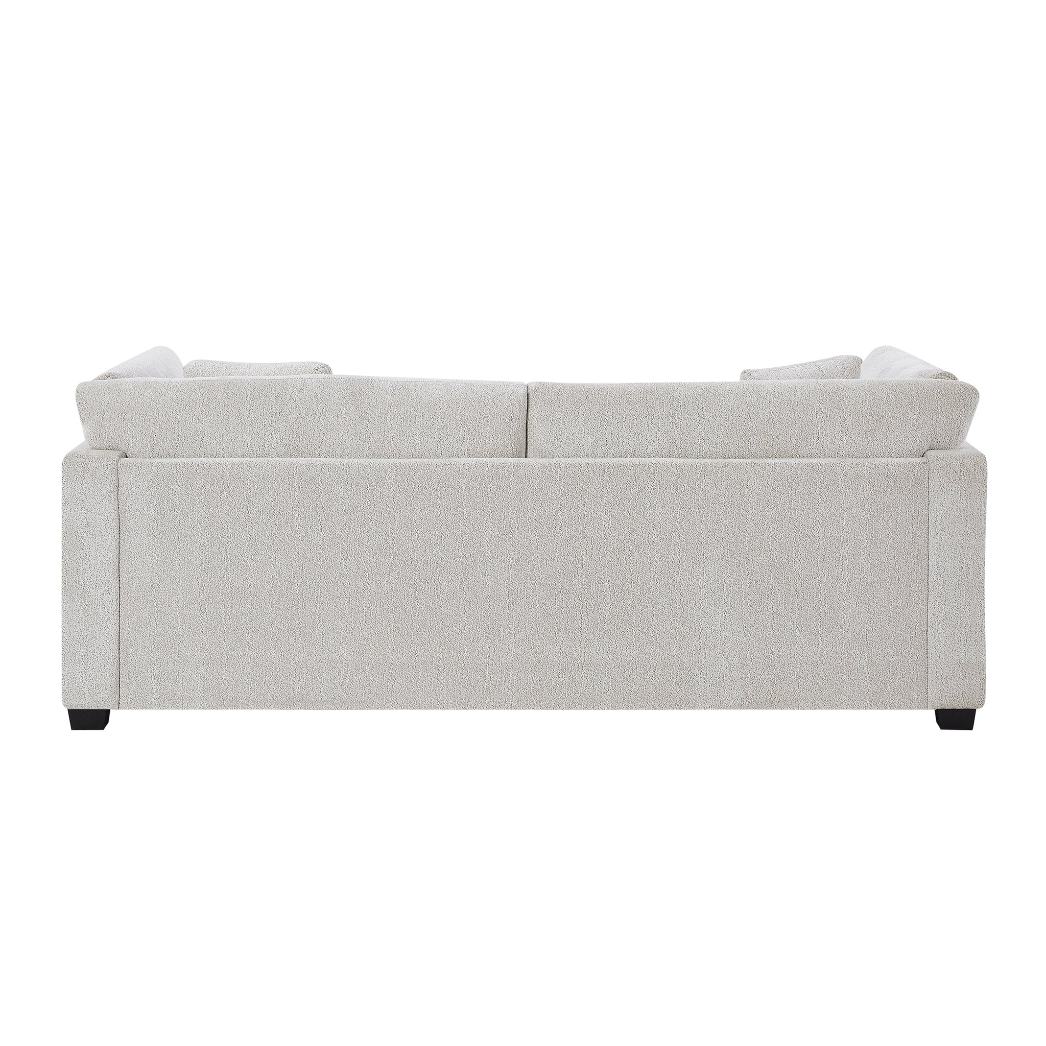 83.5" Modern Flared Arms Sofa (Beige) by HouseOfZazla